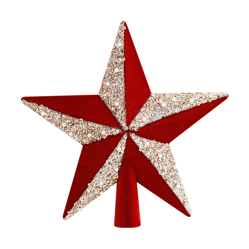 Amazon クリスマスツリー オーナメント デコレーション クリスマス クリスマスツリー スタイリング トップスター ホリデーシーン レイアウト 五芒星|undefined