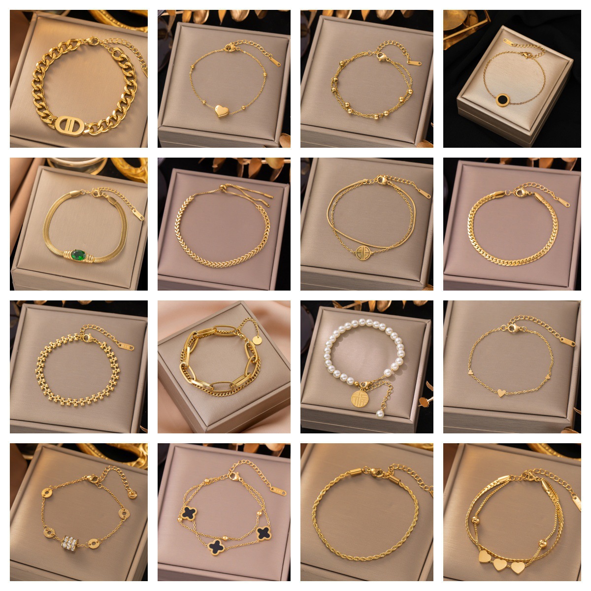 20g Weight Round Heart Shape 304 Stainless Steel Elegant 304 Stainless Steel Bangle