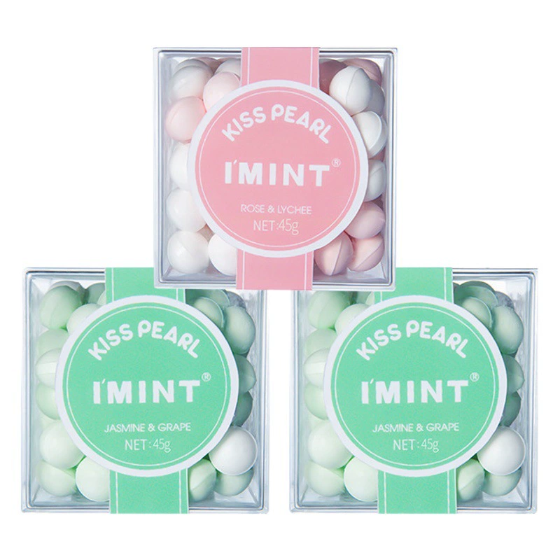 I 'MINT Роза аромат пара Свидание дыхание свежая без сахара мята 45 г * 3