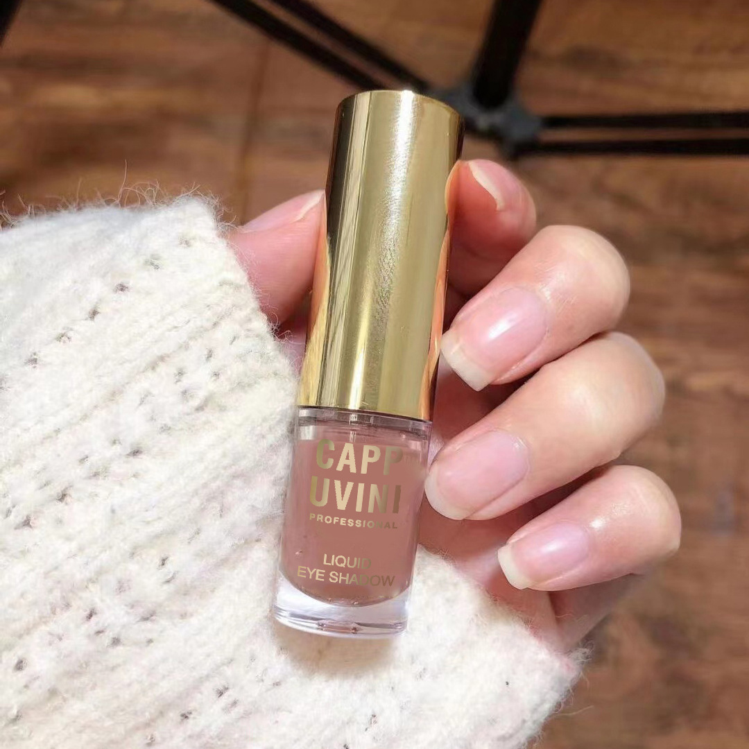 Capo Vini low-saturation gray Powder milk coffee matte liquid single eyeshadow Fine glitter pink pure earthy tone undefined
