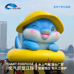 Factory Custom Giant Cartoon Ip Air Model Nanchang Ganjiang Inflatable National Package Installation