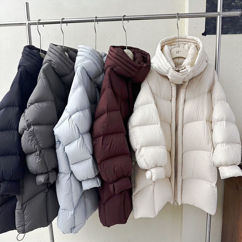 冬季新款白鸭绒羽绒服女款高端女平湖面包服外套品牌女装批发货源|undefined