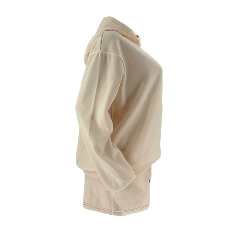 Autumn Winter Solid Color Hooded Pullover Long Sleeve Sweaters Women Clothing Shorts Suit