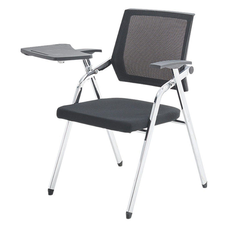 Silla de entrenamiento simple moderna con tablero de escritura mesa plegable y silla integrada silla de estudio silla de oficina Silla de conferencia silla de la computadora image 1