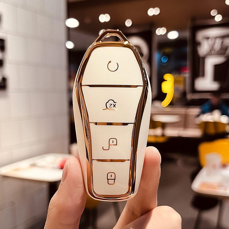 専用比亜迪自動車キーセット元pro秦plus dmi新エネルギーevイルカd 1包e 2ボタンe 3殻女|undefined
