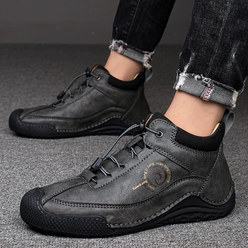 Ботинки до щиколотки (Martens) демисезонные с флисовой подкладкой, лёгкие, размеры 38–46