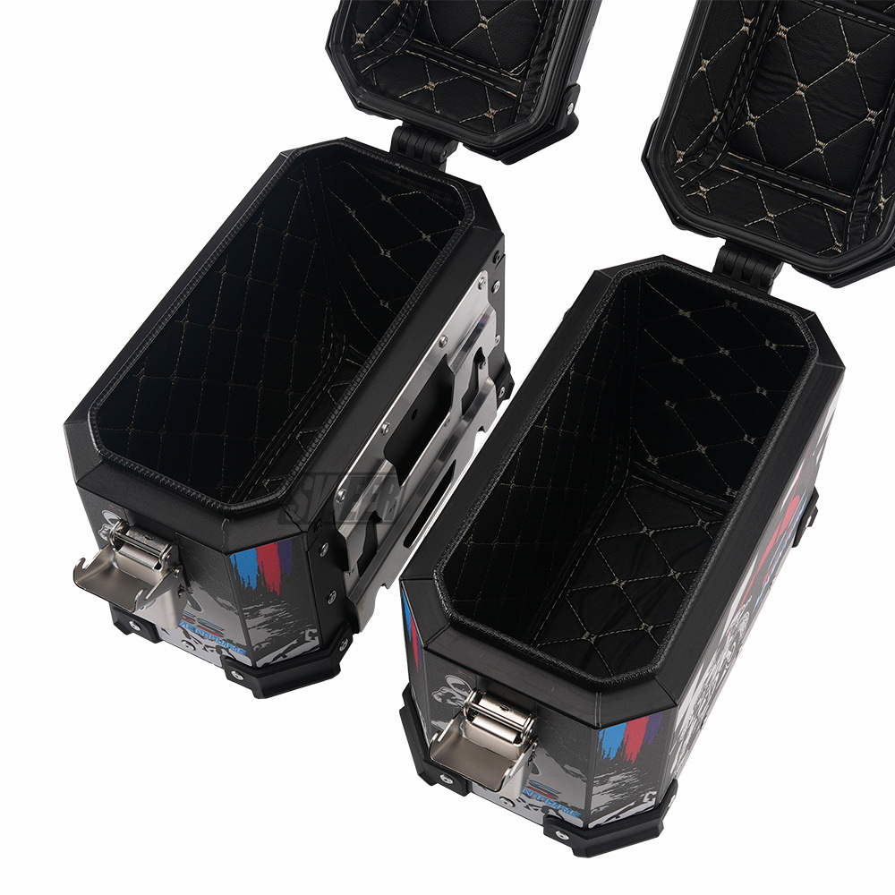 The New 18L Small-Capacity Motorcycle Aluminum Alloy Side Box Is Suitable for the Side Box and Trunk of the Niu Nine Electric Scooter