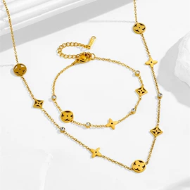 首饰套装;手镯;项链