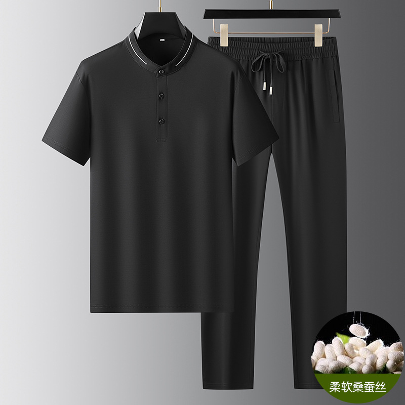 Silk silky summer fashionable sports suit