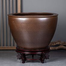 景德镇陶瓷锦鲤金鱼缸特大号庭院门海大型睡莲缸荷花缸老式大水缸