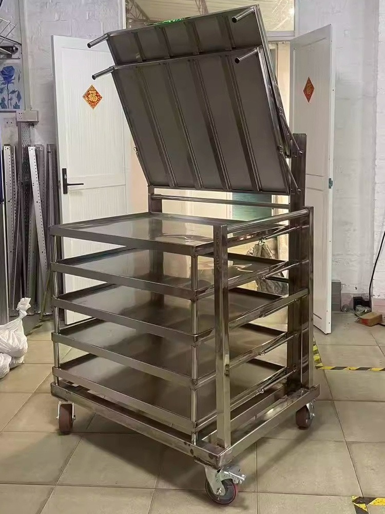 Stainless steel Thousand Layer Rack Turnover Car Oven Drying Rack…
