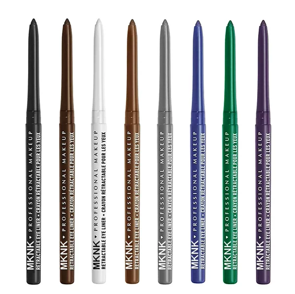 Cross-Border Cos Multi-Color Automatic Retractable Eyeliner Gel Pen, Aegyo-Sal Gel Eyeliner, Eyeliner Pencil, Lip Liner, Easy to Apply Color