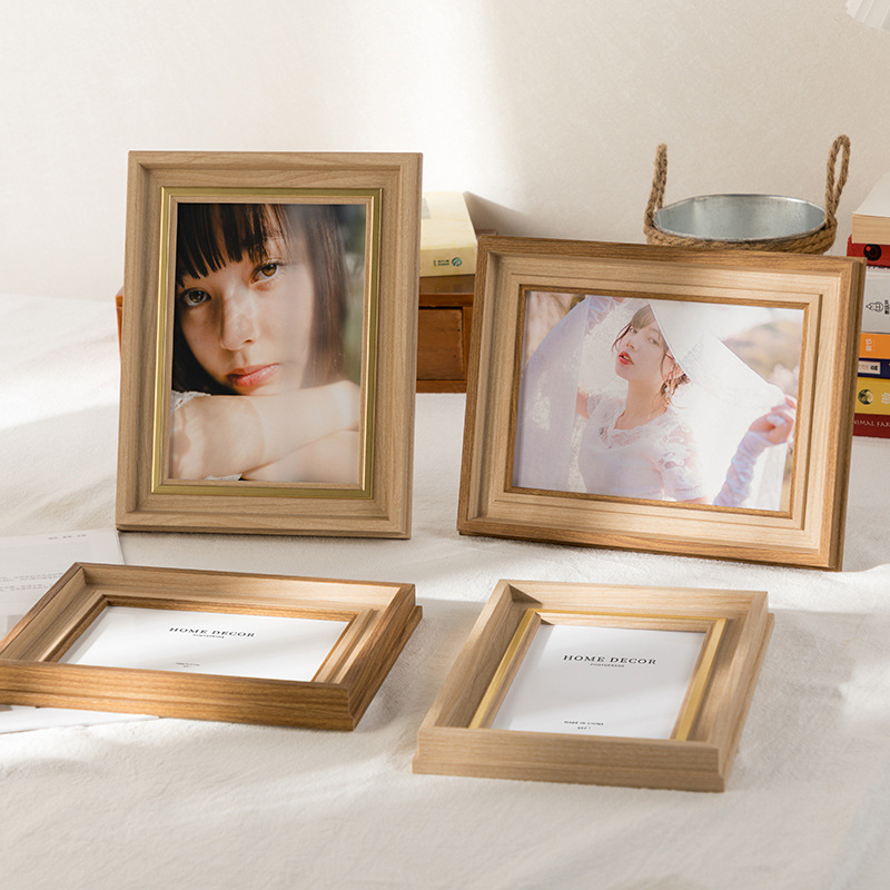 Nordic light luxury 7-inch photo frame table 5 6-inch children's photo frame 8 10-inch bedroom bedside small ornaments frame