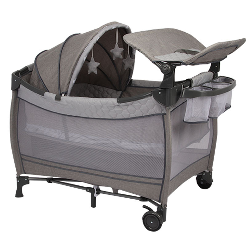 ¡Fabrica directa! Cama plegable para bebés, cama grande, cama multifuncional para bebés recién nacidos, cama de cuna