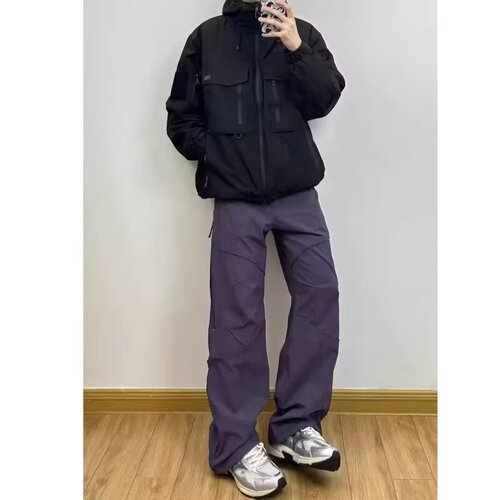 American Outdoor Quick-Dry Hiking Pants for Men and Women - Spring and Summer Functional Side Chain Sports and Leisure Pants