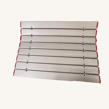 數控機床中托板 鋁型材防護簾車床導軌滑台簾 一字平簾子擋屑板