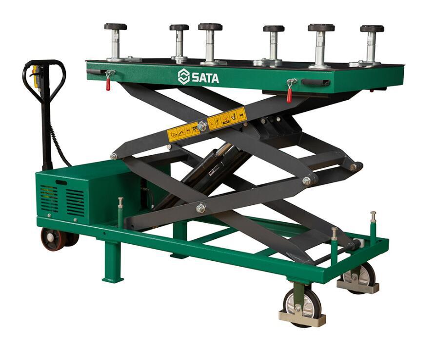 世达设备AE5828新能源电池拆装举升机动力电池移动式平台支架价格