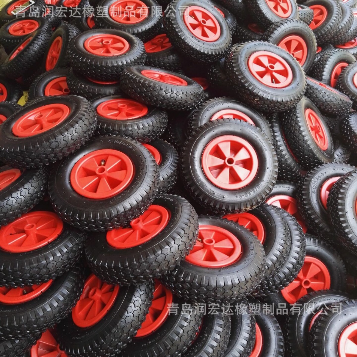 供应4.10/350-6  13寸  400-6  橡胶充气轮子 手推车轮子