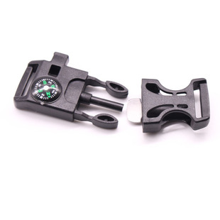 Flint Buckle Umbrella Rope Bracelet Survival Bracelet Multifunctional Outdoor Bracelet Camping Mountaineering Rope Compass Whistle