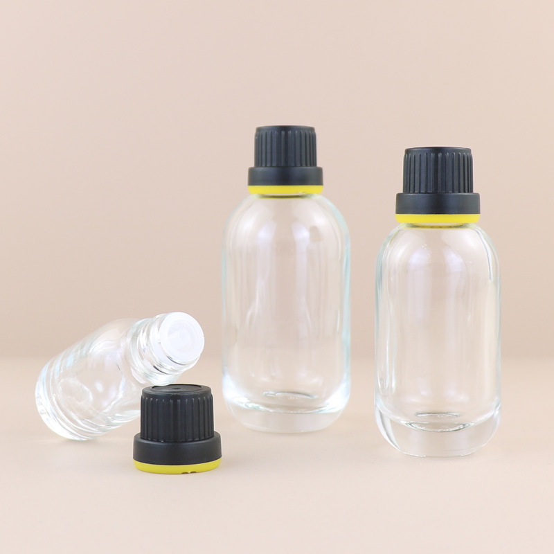 厚い底の新型エッセンシャルオイルの瓶の10mlの30mlの50nl化粧品は空の瓶を分けて配合します。|undefined