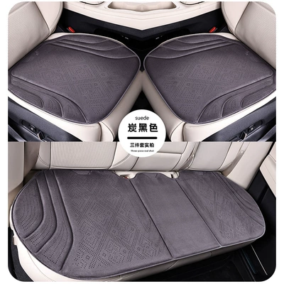 Four Seasons Pad — for all seasons, factory direct - charcoal-black-front-seat-cushion-1-piece