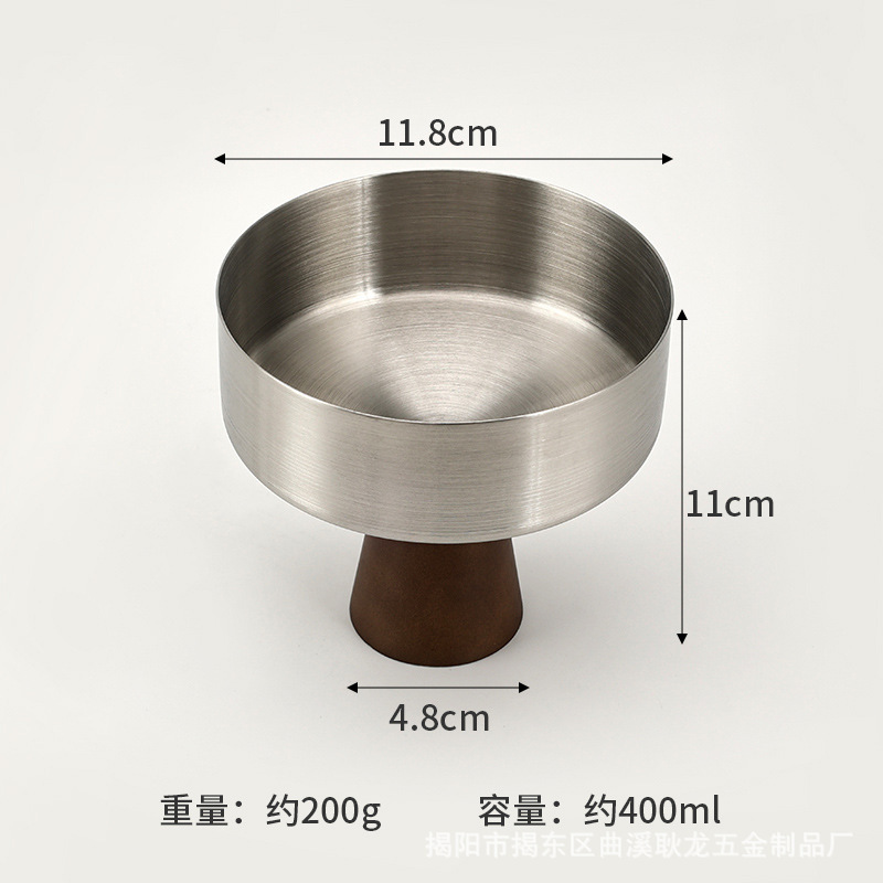 欧式不锈钢冰淇淋碗高脚酸奶杯家用高颜值创意冰淇淋球雪糕布丁杯|undefined