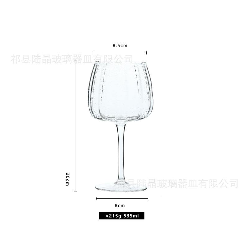 Burbuja transparente copa de vino copa de boca de calabaza copa de vino copa de champán copa de vidrio hervidor de agua traje