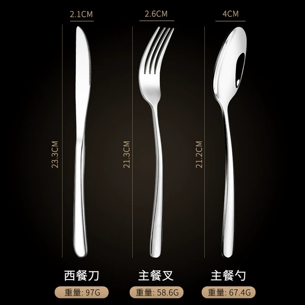 Fork+meal spoon+knife
