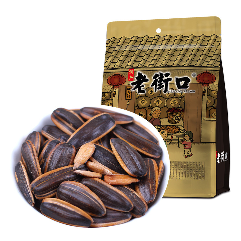 老街口瓜子500g焦糖味五香味山核桃味奶油味休闲网红零食批发|undefined