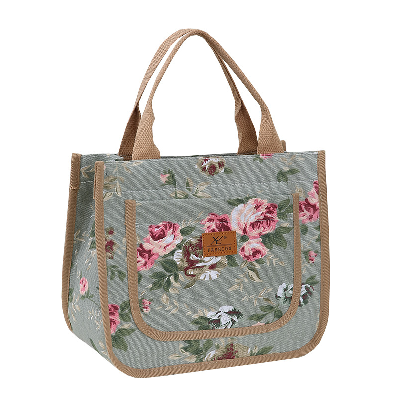 Nueva moda simple bolso de mano estilo nacional para trabajar bolsos portátiles ociosos bolsos al por mayor bolsos de lienzo de mamá