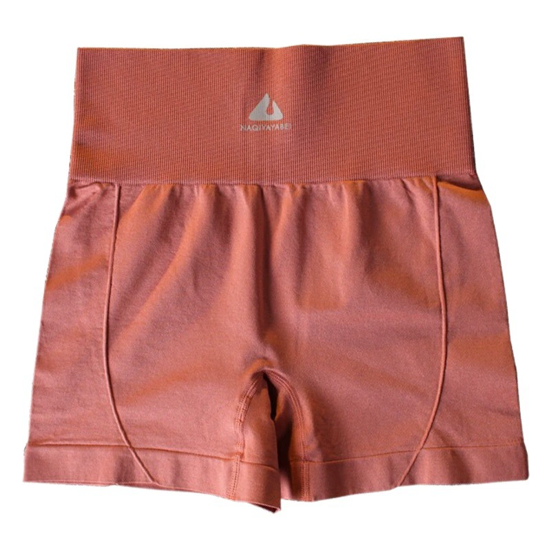 Амазонские тонкие обтягивающие шорты с персиковым бедром, женские быстросохнущие бесшовные дышащие шорты для фитнеса и йоги с высокой талией