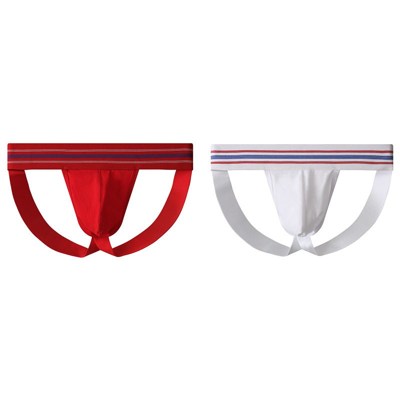 Neue Herrenunterwäsche aus reiner Baumwolle, atmungsaktiv, sexy String-Tanga, luftdurchlässig, freier Sex, doppelt gewürfelte Hose_voghion.com