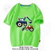 Summer clothing, children's cotton cartoon short sleeve T-shirt, long-sleeve for boys for leisure, wholesale, loose fit