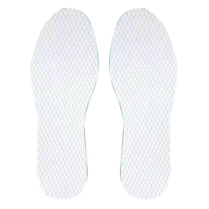 Plantillas para hombres, absorbentes de sudor, desodorantes, cómodas y transpirables, plantillas de látex, suela blanda, no cansadas, pies pisando heces, plantillas deportivas de masaje