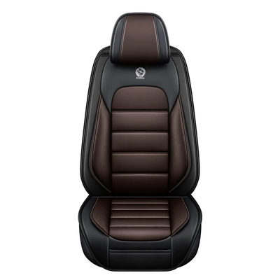 Seat cushion, seat cover | Universal Seat Cushion Cover - black-coffee-front-single-seat