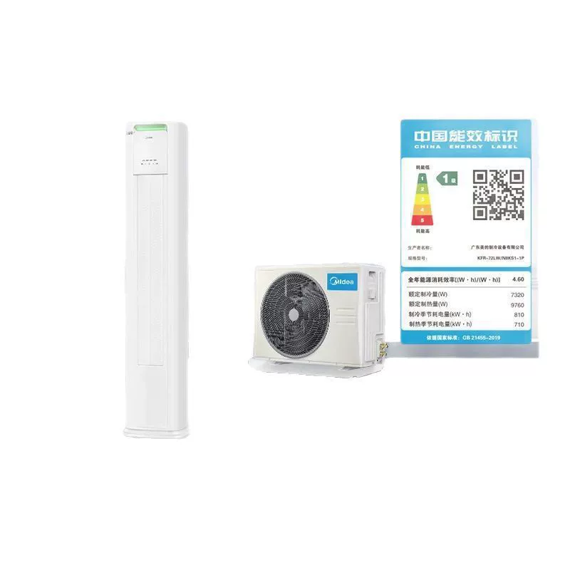 Климатический прибор Midea энергосберегающий для дома 2/3 HP нового уровня энергоэффективности с переменным частотным управлением отопление и охлаждение, кабинетная настенная сплит-система для гостиной