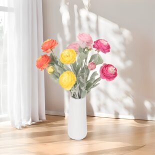 3-head flocked dew lotus wedding artificial flowers peonies home hotel porch interior decoration flower arrangement fake flowers Nordic style