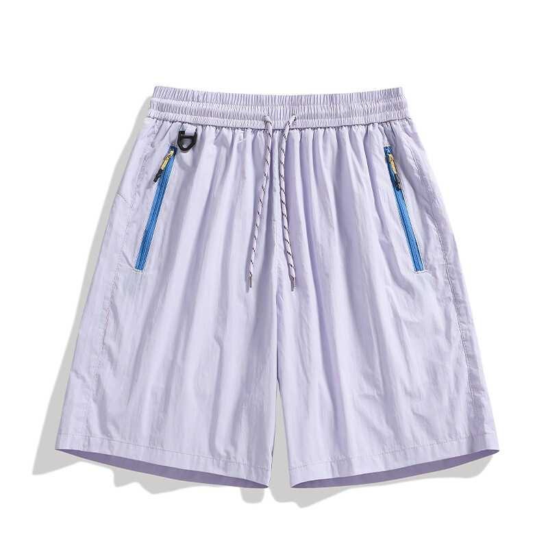 Cross-Border Wholesale Outdoor Mountain-Style Ice Silk Quick-Drying Shorts for Men, Summer Lightweight Breathable Five-Point Pants for Hiking and Sports Cross-Border Wholesale Outdoor Mountain-Style Ice Silk Quick-Drying Shorts for Men, Summer Lightweight Breathable Five-Point Pants for Hiking and Sports