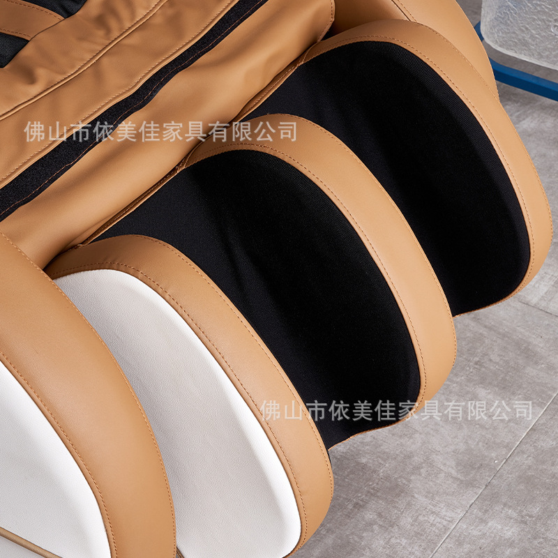 Cerámica de alta calidad cuero totalmente automático inteligente masaje eléctrico lavabo de cabello barbería cabello especial salón de cabello cama