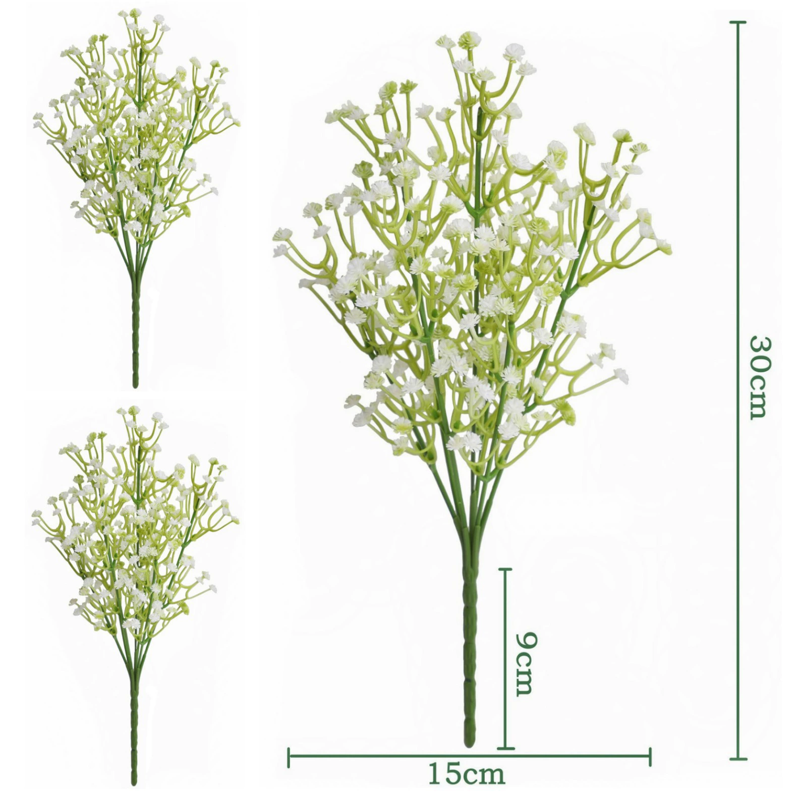 Имитированная букетик baby's breath свадебное украшение ручной букет искусственные цветы для дома ресторан фальшивые цветы декоративные реквизит
