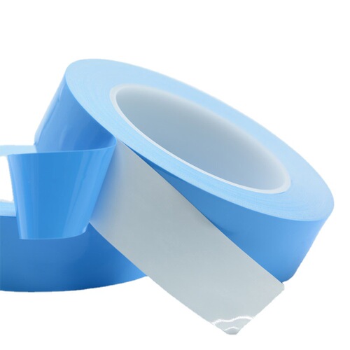 Cross-border thermal conduction double-sided tape high-temperature insulation blue film fiberglass thermal conductive tape LED panel light fixing heat dissipation tape