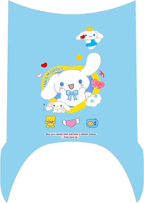 Yadi Mulan's Special Silk Loop Waterproof Foot Electric vehicle foot mat - yadi-blue-cinnamon-dog