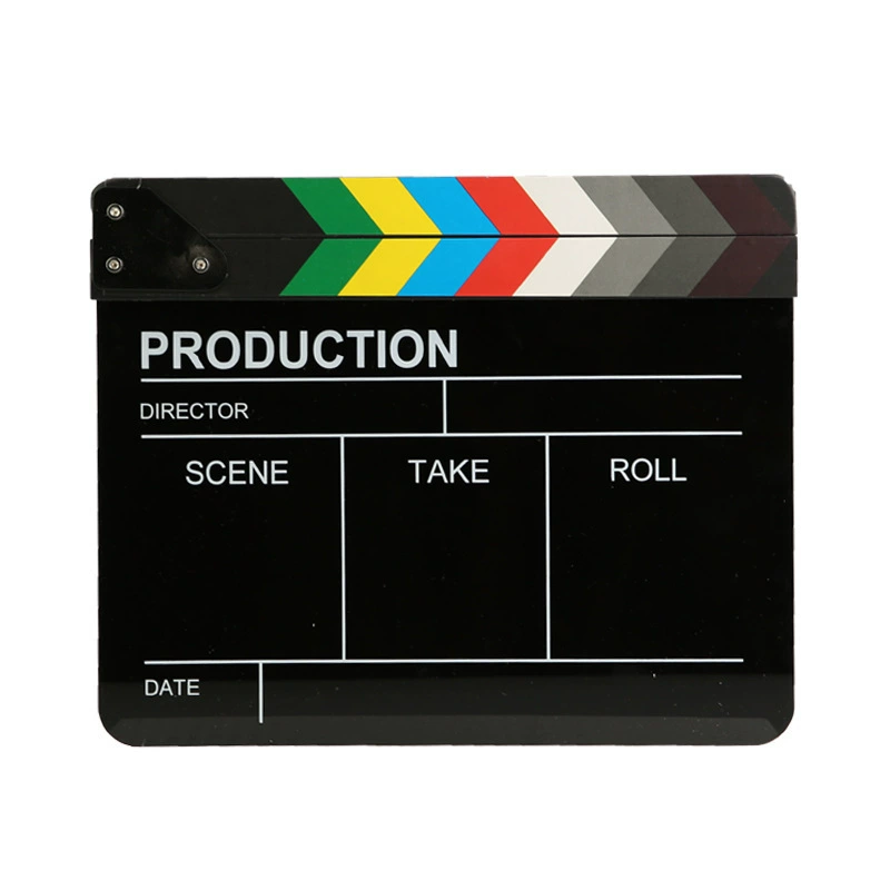 Filming props movies English clapping film and television acrylic field clapping board director board creative decoration ornaments