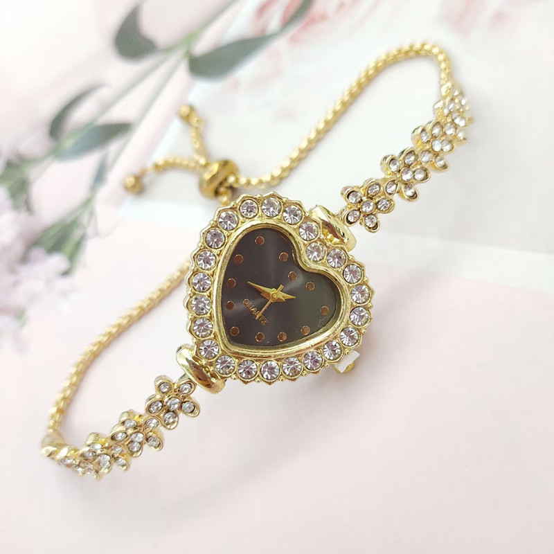 40g Weight Ordinary Glass Mirror Material Alloy Strap Material Watch Classification Pointer Display Type Buckle Buckle Style Heart-Shaped Dial Shape Holiday, Banquet, Selfie Occasion Quartz Movement Heart Shape Pattern Women's Gender Elegant, Lady Style Elegant Lady Heart Shape Buckle Quartz Watch Women's Watches 5