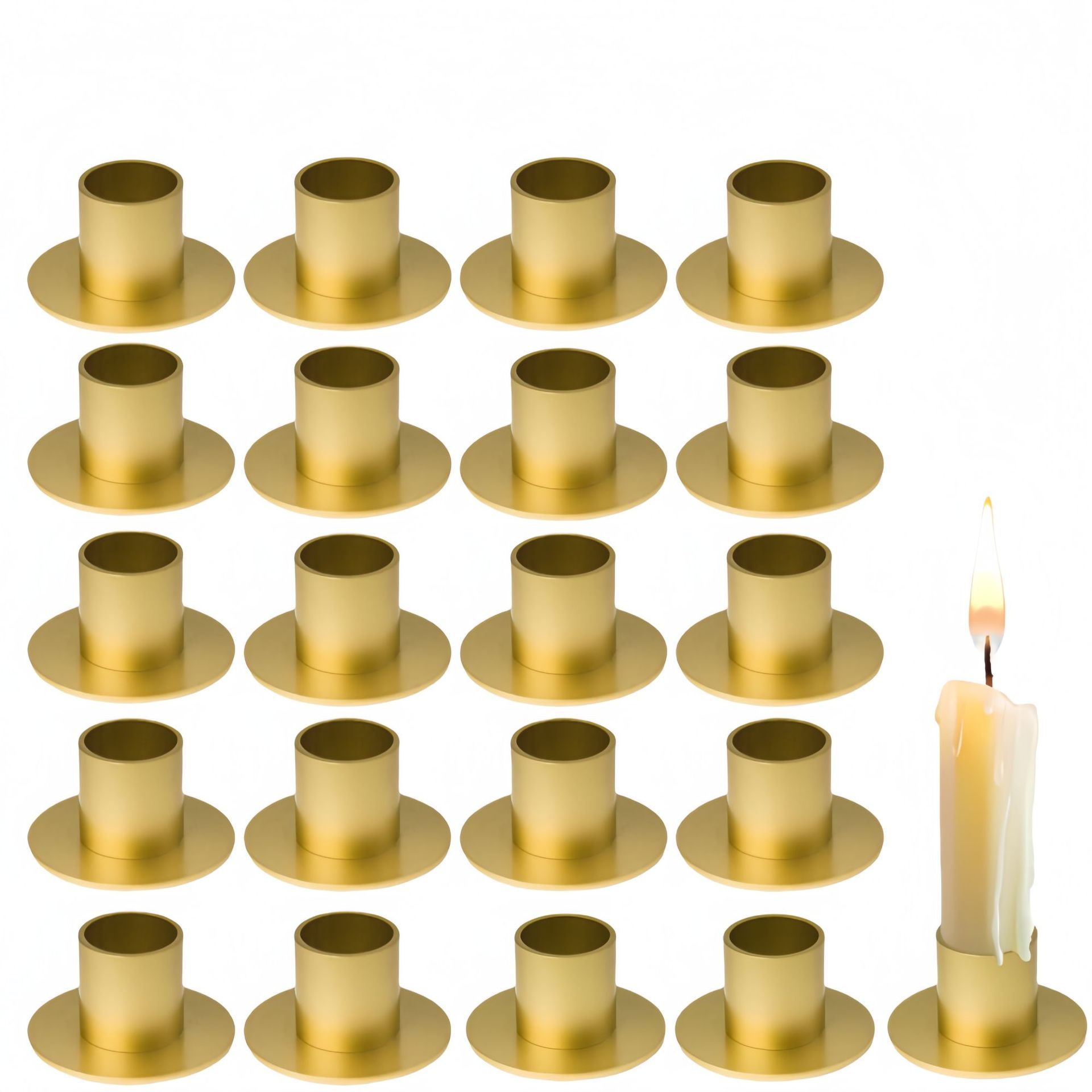 Candelabro de mesa de comedor de hierro europeo, candelabro de boda, comercio electrónico transfronterizo, candelabro pequeño redondo, adornos, pedestal de vela de poste negro