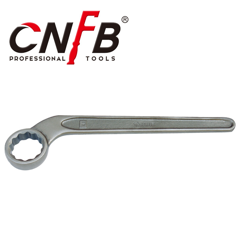 （桥防）天津桥防CNFB除锈40CRV铬钢 钢制弯柄梅花扳手T83307
