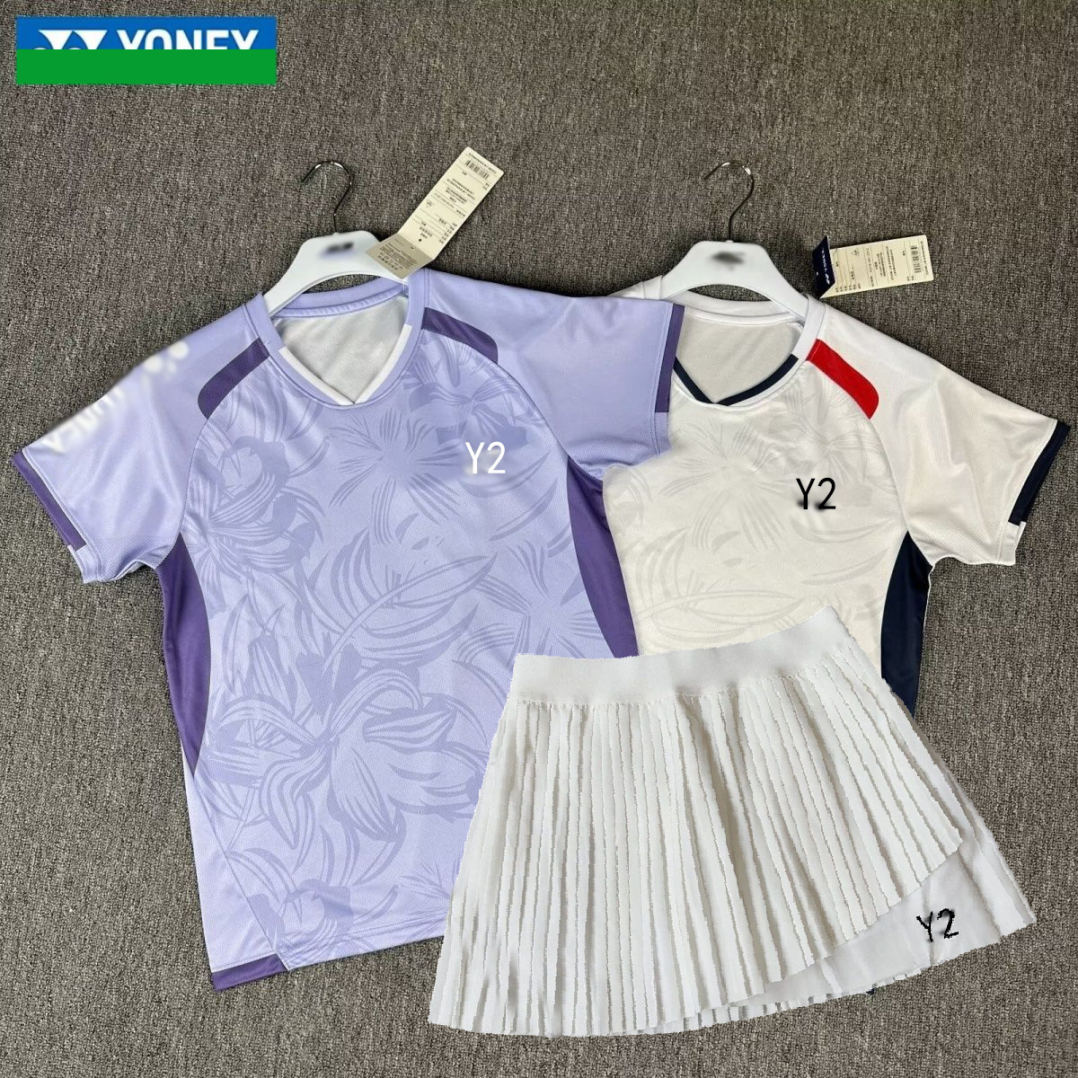 2025 Popular Yy Badminton Suit Women's Summer Quick-Drying Breathable Sportswear Competition Same Style Training Top for Men