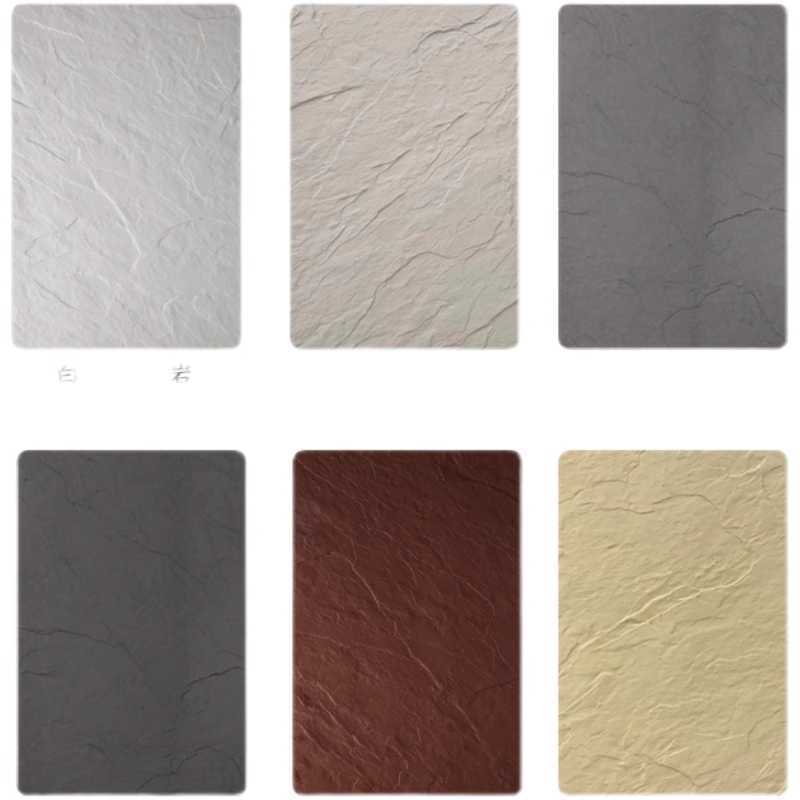 Material especial de pared de fondo de ladrillo de pared exterior de piedra flexible flexible, placa de tierra apisonada de porcelana blanda, piedra de piedra de piedra de luna de pizarra, travertino