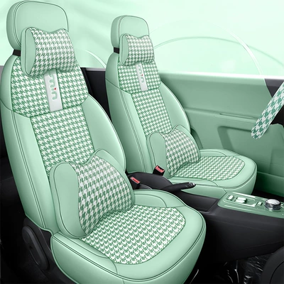 2022 Chang'an glutinous corn special car seat cushion four seasons universal all-inclusive seat cover linen summer cartoon seat cushion