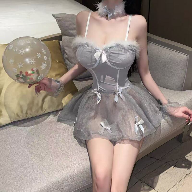 Sexy Lingerie, Atmospheric Cake Hat, Elegant and Chest-Enhancing, Sexy Princess Tutu Skirt, Sexy No-Take-Off Mesh Lingerie Set Sexy Lingerie, Atmospheric Cake Hat, Elegant and Chest-Enhancing, Sexy Princess Tutu Skirt, Sexy No-Take-Off Mesh Lingerie Set